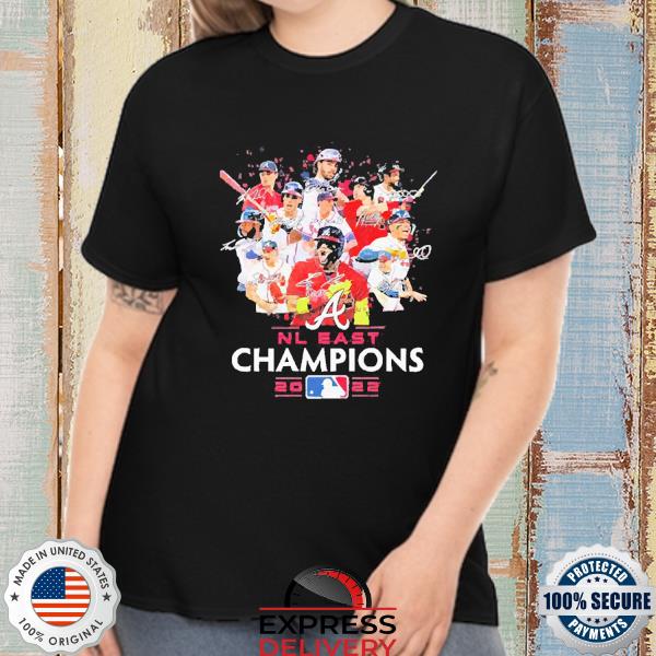 The Braves Nl East Champions 2022 Signatures Shirt