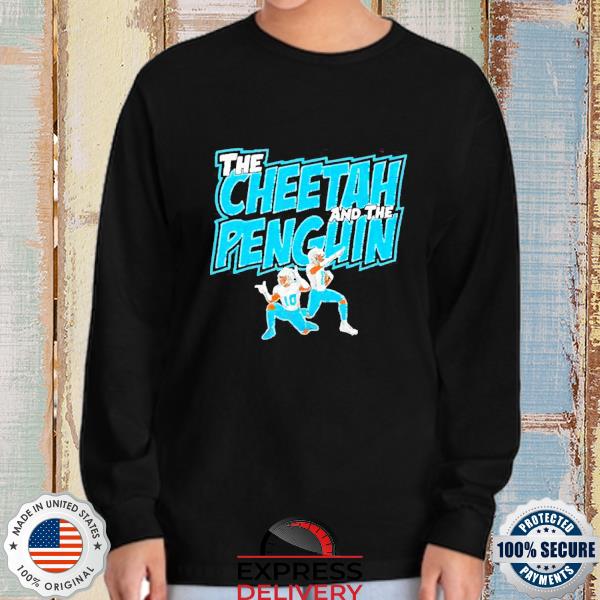 The cheetah and the Penguin Miami Dolphins shirt, hoodie, sweater, long  sleeve and tank top