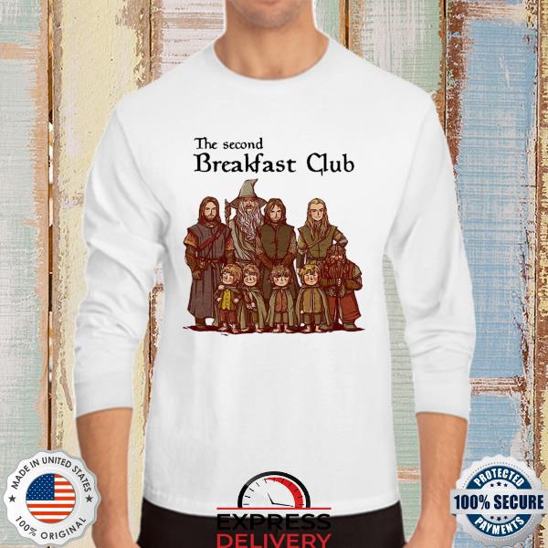The second breakfast club the lord of rings the hobbit shirt, hoodie,  sweater, long sleeve and tank top