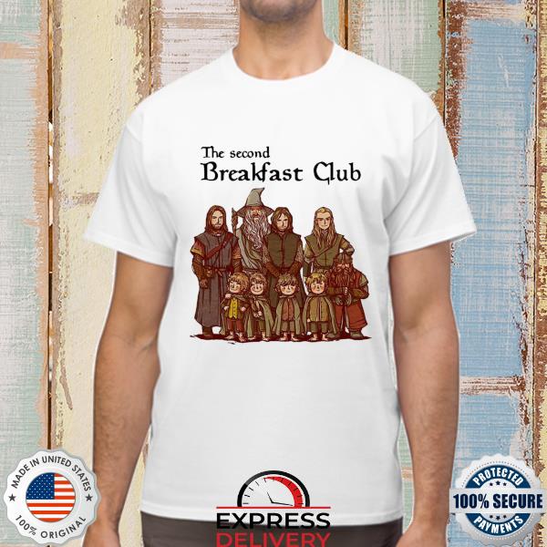 The second breakfast club the lord of rings the hobbit shirt