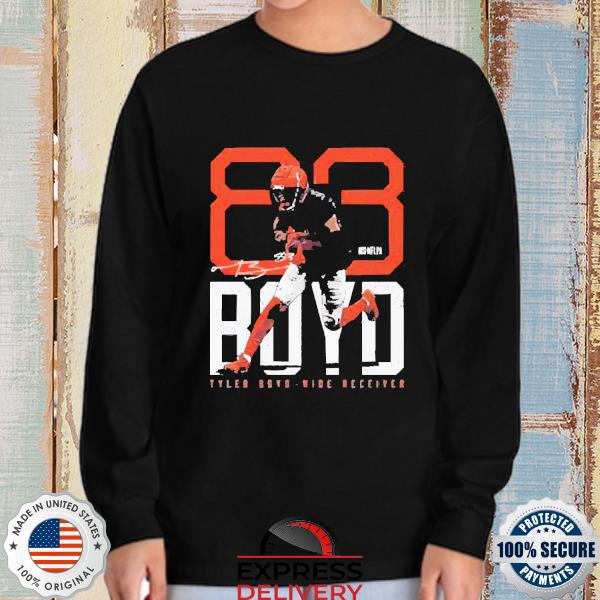 Tyler Boyd Cincinnati Bengals Bold Number Signatures Shirt, hoodie,  sweater, long sleeve and tank top