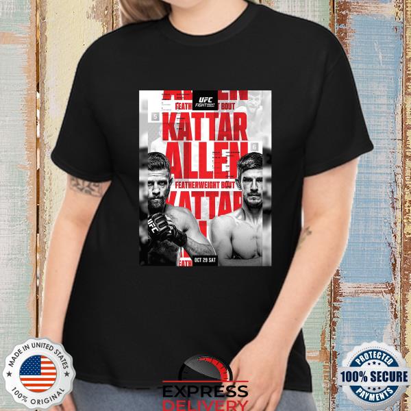 Ufc calvin kattar vs arnold billy allen for featherweight bout shirt