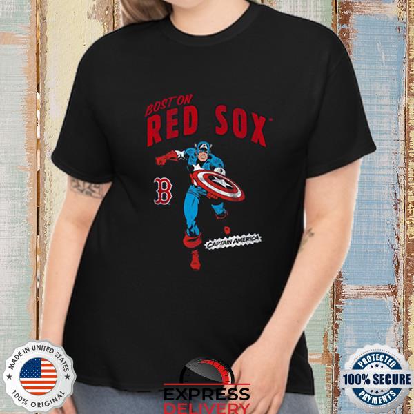 Youth Boston Red Sox Navy Team Captain America Marvel Shirt, hoodie, sweater,  long sleeve and tank top