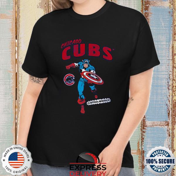 Youth Chicago Cubs Royal Team Captain America Marvel Shirt, hoodie,  sweater, long sleeve and tank top