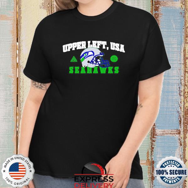 Men's THE GREAT PNW Royal Seattle Seahawks Upper Left T-Shirt