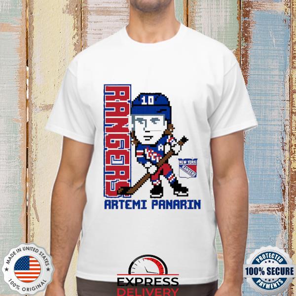 Artemi Panarin New York Rangers Youth Pixel Player 2.0 T-Shirt