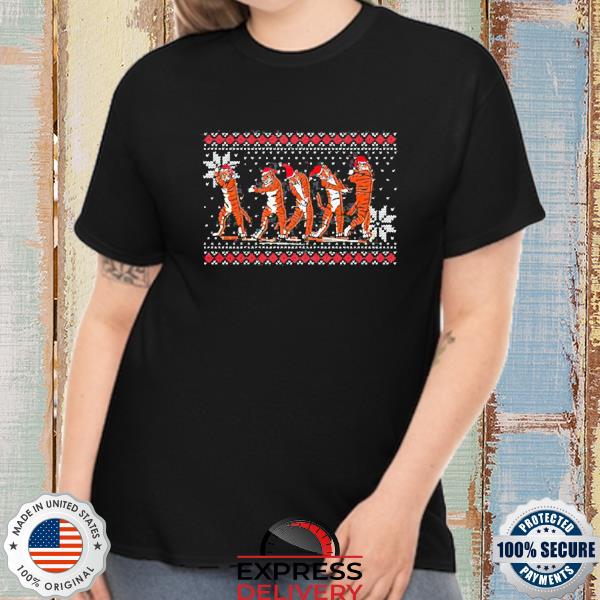 Barstool golf tiger swing merry ugly Christmas sweater