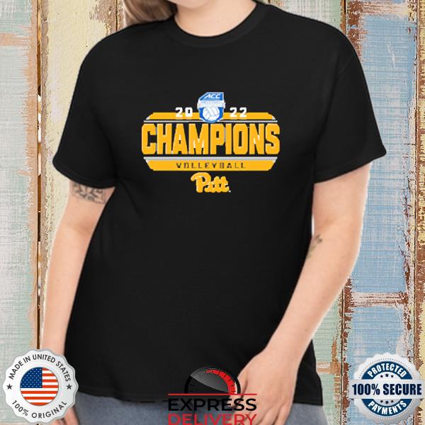 Blue 84 Pitt Panthers 2022 Acc Volleyball Champions Locker Room Shirt