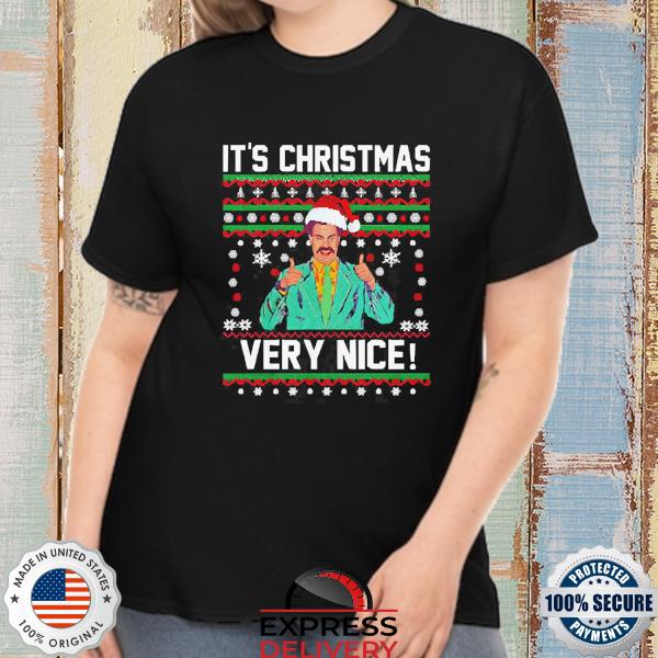 Borat Sagdiyev Is Christmas Very Nice Ugly Swaetshirt