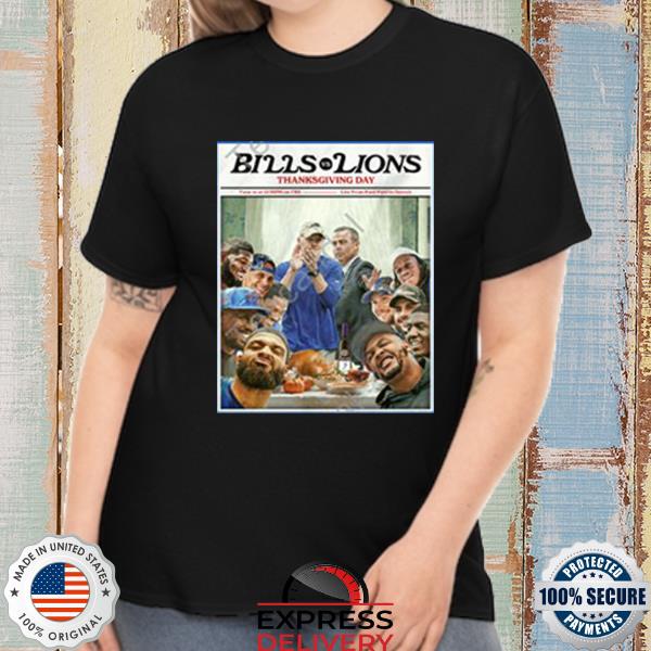 Buffalo Bills Bills Vs Lions Thanksgiving Day Shirt