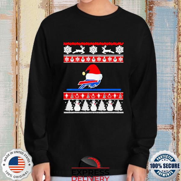 Buffalo Bills Santa Hat Christmas NFL Ugly Sweater - Buffalo Bills Ugly  Sweater