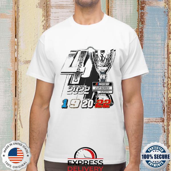 Checkered Flag 2022 NASCAR Cup Series Playoffs Championship Four T-Shirt