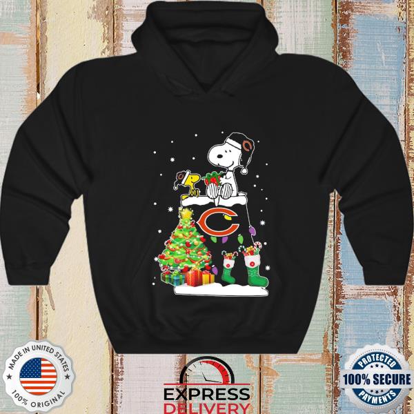 Snoopy Chicago Bears Christmas shirt, hoodie, sweater, long sleeve and tank  top