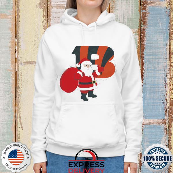 Cincinnati Bengals Nfl Santa Claus Christmas Shirt, hoodie, sweater, long  sleeve and tank top