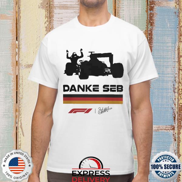 Danke Seb Sebastian Vettel F1 Grand Prix Abu Dhabi Shirt