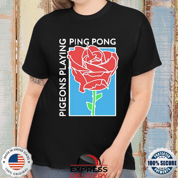 Evolution of a Pigeon 15 Year Anniversary Pigeons Playing Ping Pong Rose Shirt