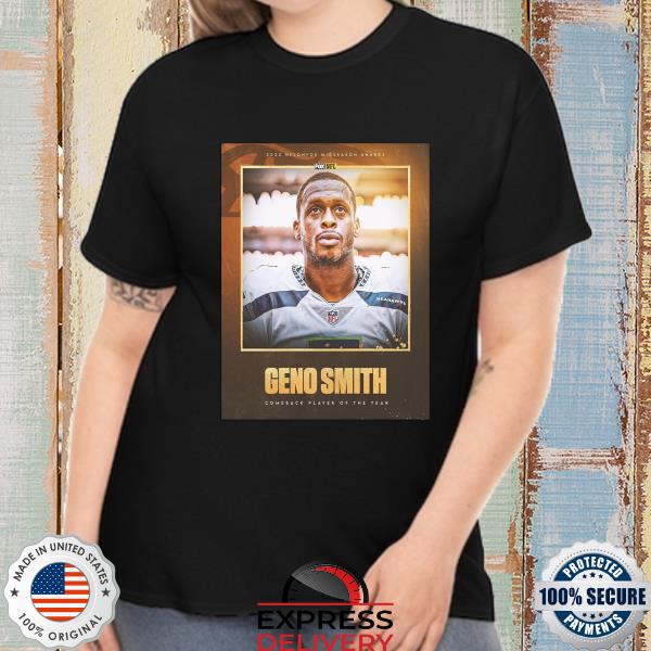 Geno smith comeback player of the year 2022 nfl on fox midseason awards best shirt