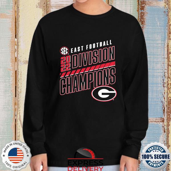 Georgia Bulldogs 2022 SEC East Division Football Champions Slanted Knockout  T-Shirt, hoodie, sweater, long sleeve and tank top