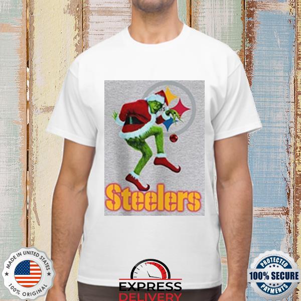 Grinch Santa Steelers Nfl Christmas Shirt