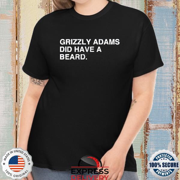 Grizzly adams 2024 t shirt