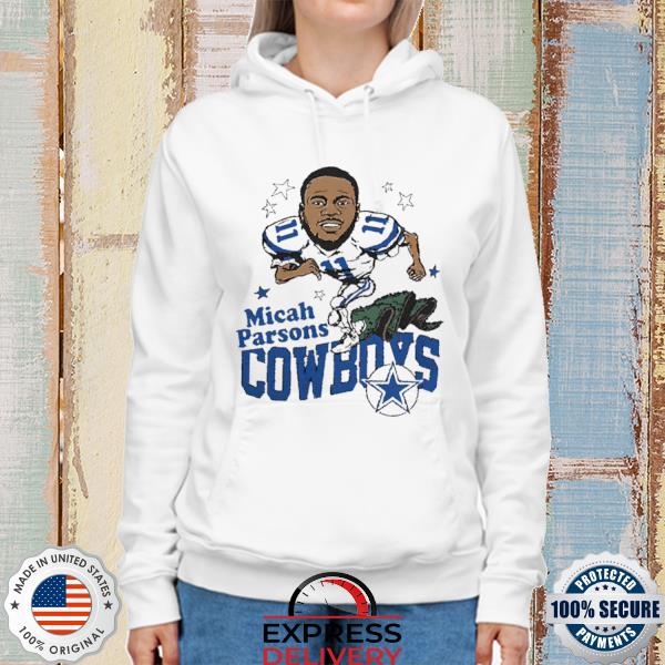 Dallas Cowboys Micah Parsons T-Shirt from Homage. | Officially Licensed Vintage NFL Apparel from Homage Pro Shop.