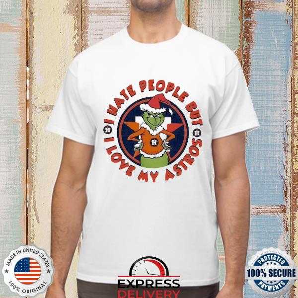 I Hate People But I Love My Astro MLB Houston Astro And The Grinch Christmas 2022 Sweatshirt