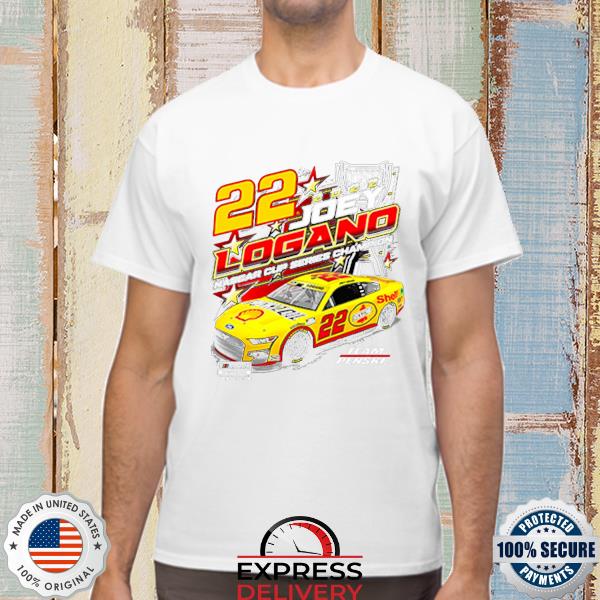 Joey Logano Team Penske 2022 NASCAR Cup Series Champion Shell Pennzoil Car Two Spot T-Shirt