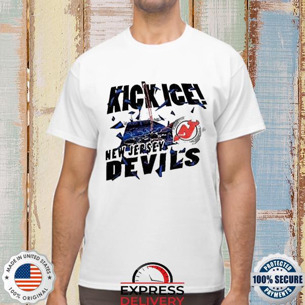 Kick Ice New Jersey Devils Nj Hockey T-Shirt