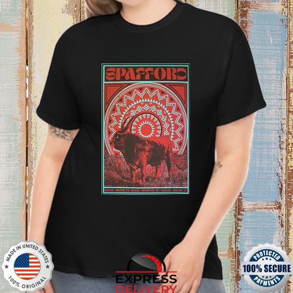 Limited Edition Poster Spafford Concert Texas Shirt