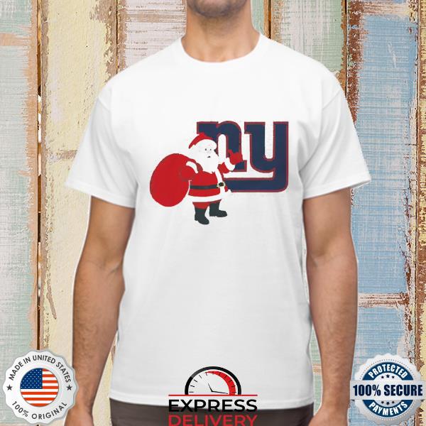 New York Giants Nfl Santa Claus Christmas Shirt
