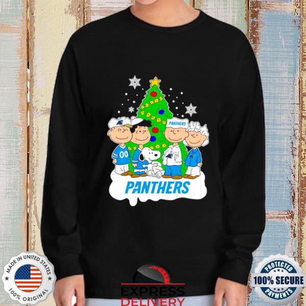 NFL Snoopy The Peanuts Carolina Panthers Christmas 2022 Sweater