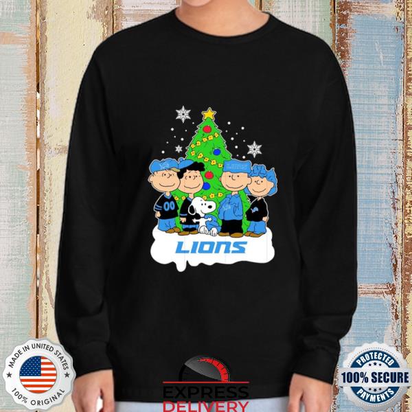 Detroit Lions NFL Christmas Logo 2023 shirt, hoodie, sweater, long