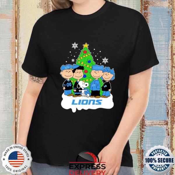 NFL Snoopy The Peanuts Detroit Lions Christmas 2022 Sweatshirt