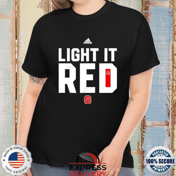 North Carolina State Dave Doeren Wearing Light It Red Shirt