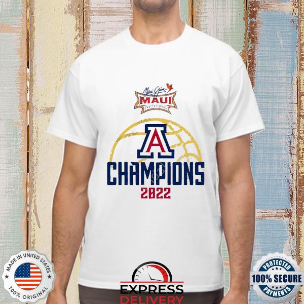 Official Arizona basketball mauI champions 2022 T-shirt