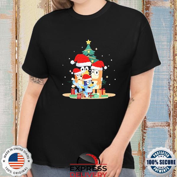 Christmas Bluey Family Shirt Bluey Theme Tee - Happy Place for Music Lovers