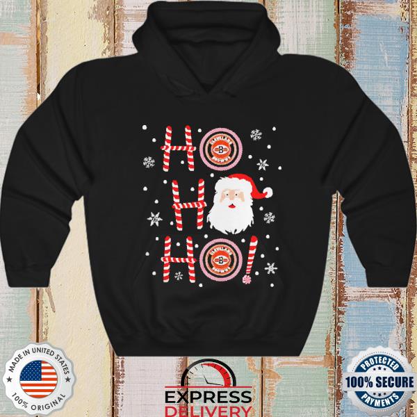 Cleveland Indians MLB Baseball Ho Ho Ho Santa Claus Merry Christmas Shirt