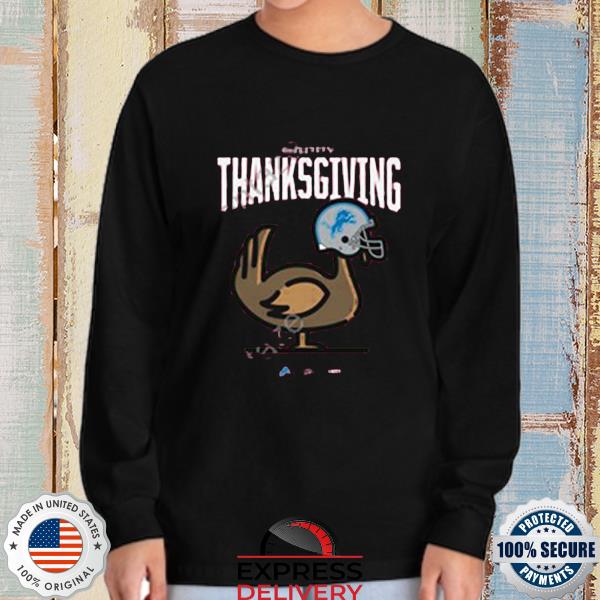 Detroit Lions Turkey Thanksgiving Day T-Shirt