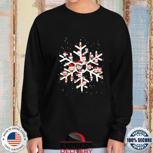 Official harry Potter Characters Christmas Snow 2022 Sweatshirt