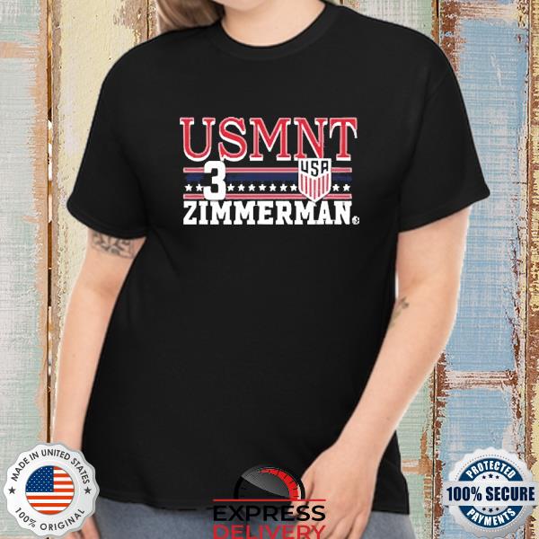 Official Homage usmnt zimmerman 3 shirt