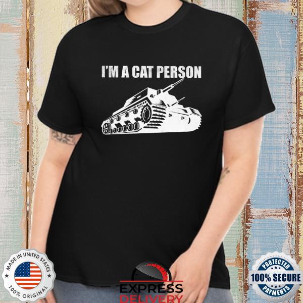 Official I'm a cat person tanks shirt