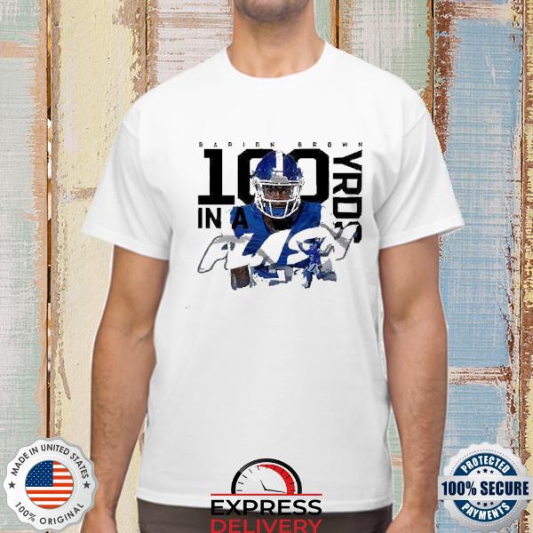 Official Kentucky Football Barion Brown 100 yard in a flash shirt