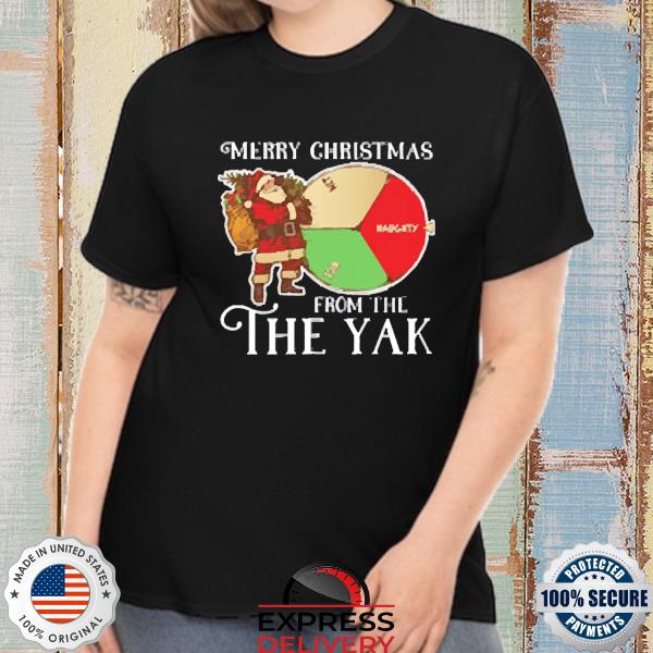 Official Merry Christmas From The The Yak Barstool Sports 2022 Sweatshirt