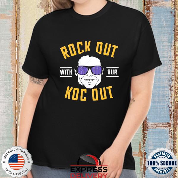 Official Minnesota Vikings Rock Out With Our Koc Out Shirt