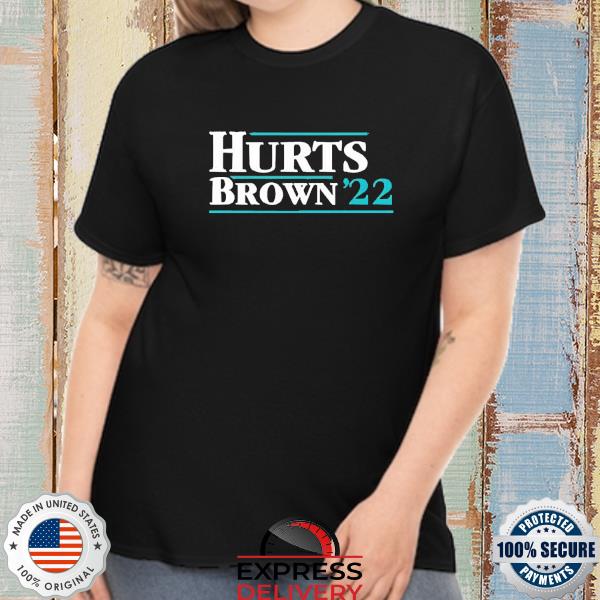 Official Philadelphia Eagles Hurts Brown 22 Shirt