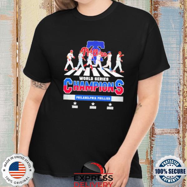 Philadelphia Phillies abbey road World Series Champions shirt