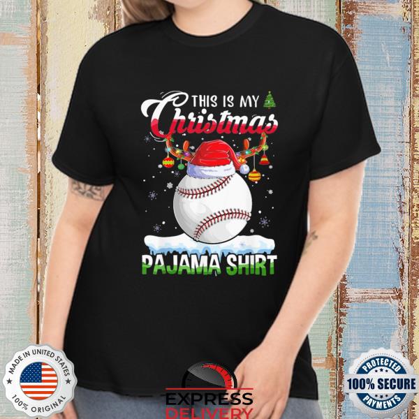 Official Santa baseball this is my Christmas pajama sweater
