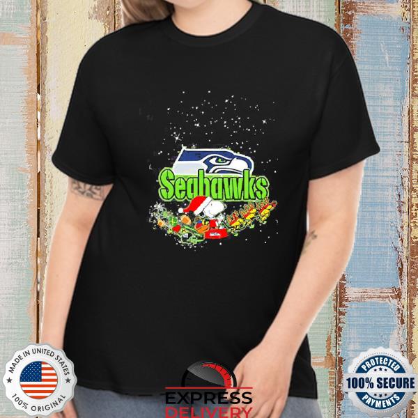 Christmas Snoopy Seattle Seahawks Shirt, hoodie, sweater and long sleeve