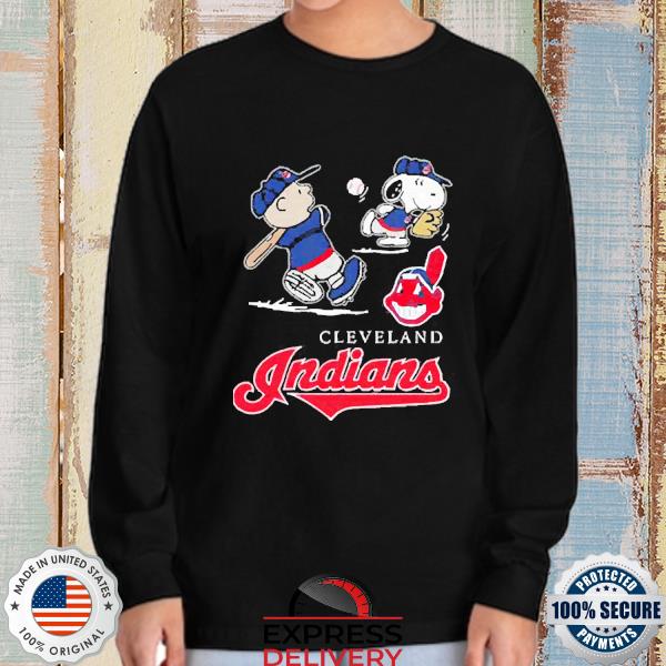 Charlie Brown Snoopy Cleveland Indians T-Shirt