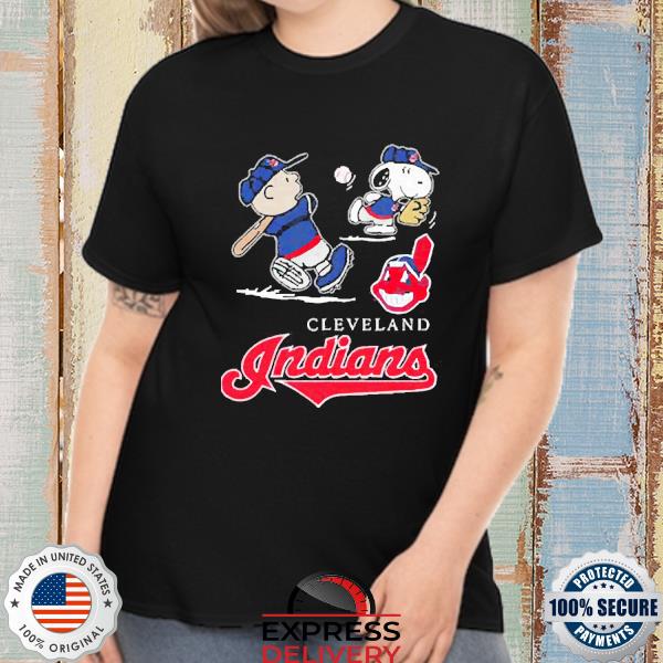 Official Snoopy and Charlie Brown Cleveland Indians 2022 T-shirt